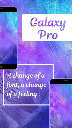 Galaxy Pro Font for FlipFont ,Cool Fonts Text Free screenshot 1