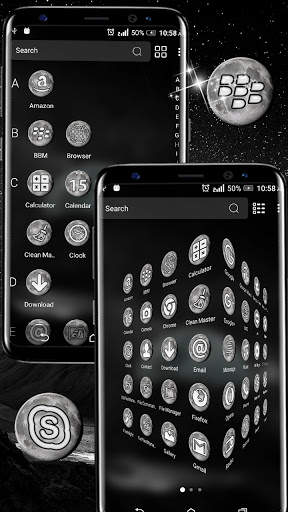 Moon Galaxy Theme Launcher screenshot 3