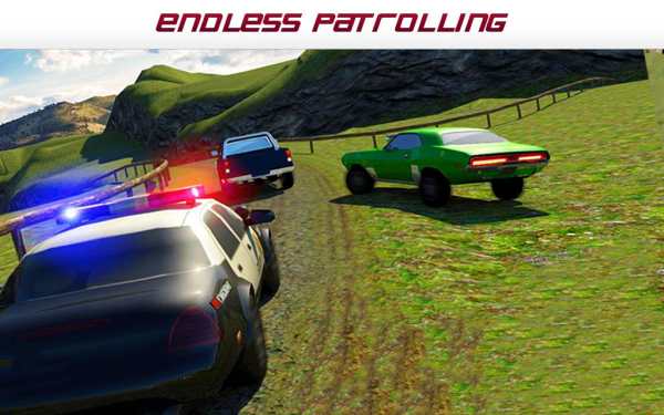 Police Car : Crime Chase Offroad Driving Simulator screenshot 2