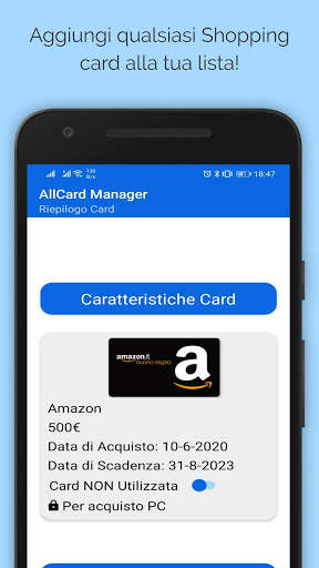 AllCard Manager Basic - Shopping Card Management screenshot 3