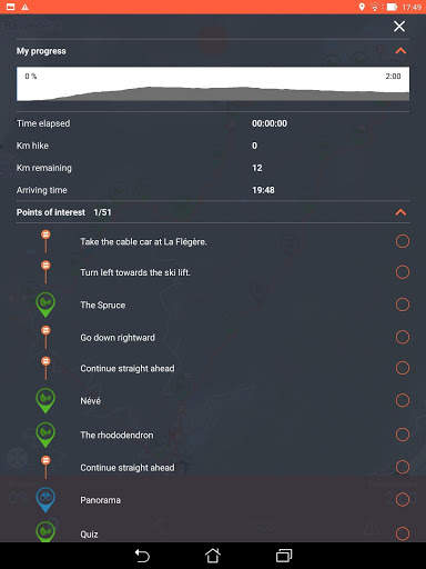 Mhikes, geo-guided hikes screenshot 10