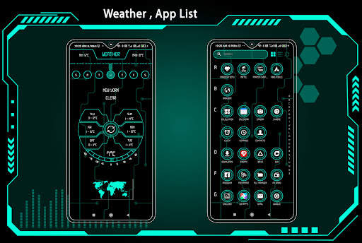 Modish Launcher - App lock, Hide App, HD wallpaper screenshot 3