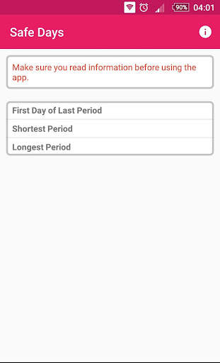 Safe Days screenshot 1