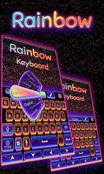 Rainbow GO Keyboard Theme screenshot 1