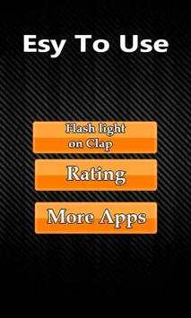 Flashlight On Clap &Voice screenshot 4