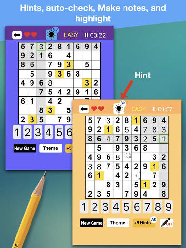 Soduku 2in1 classic logic game screenshot 7
