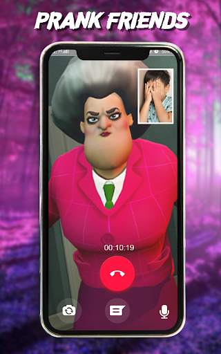 Fake video Scary Teacher - Fake Call Simulation screenshot 3