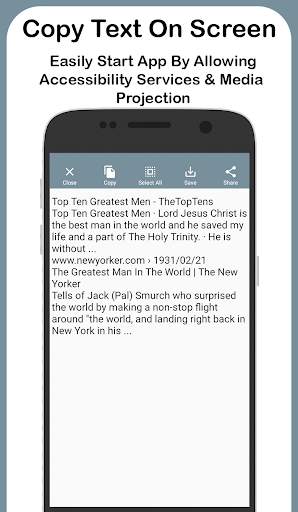 Copy Text on Screen: Copy text to clipboard screenshot 7