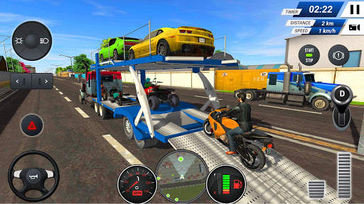 Car Transporter Truck Simulato screenshot 1