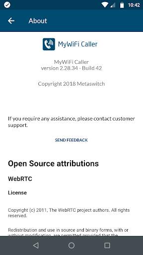 MyWiFi Caller 7 تصوير الشاشة