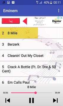 Eminem songs screenshot 3