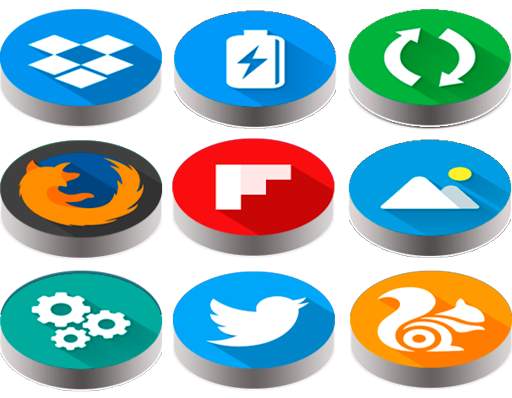 Pixel Pie 3D - Icon Pack screenshot 6