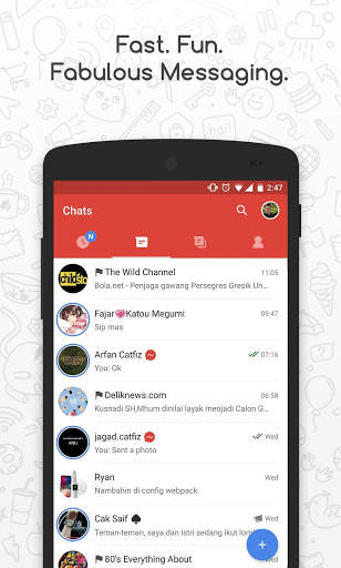 Catfiz Messenger screenshot 1