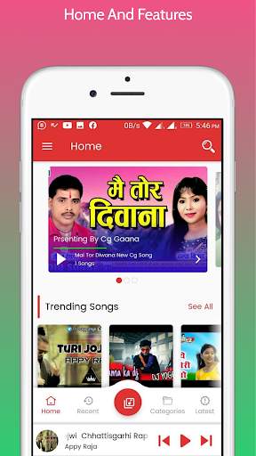 CgGaana - Online Chhattishgarhi Mp3 Music App screenshot 3