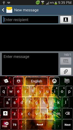 Rasta Galaxy Keyboard screenshot 1