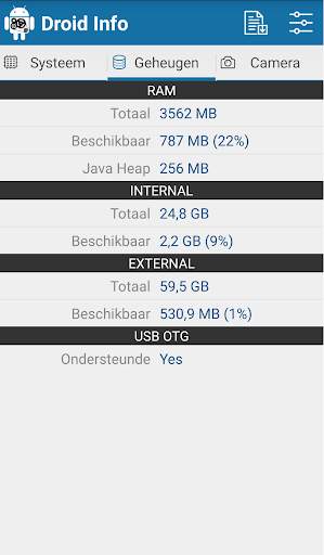 Droid Hardware Info screenshot 4