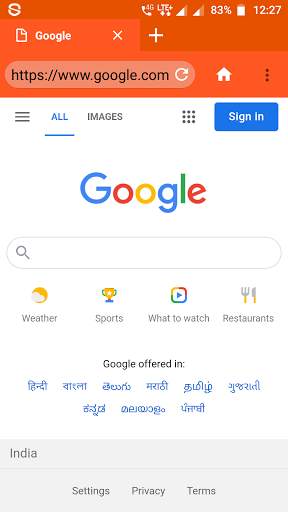 INDIA MADE BROWSER screenshot 1