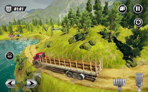 Tractor Trolley Farming Transport: Offroad Drive screenshot 4