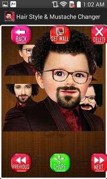 Hair Style & Mustache Changer screenshot 4