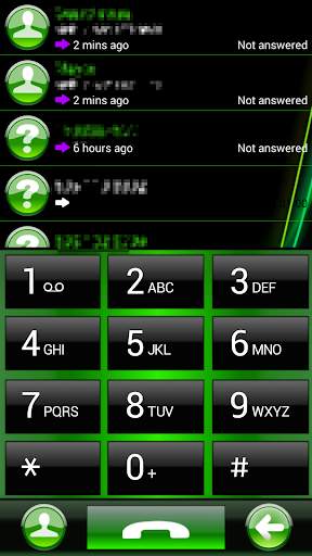 THEME AERO GREEN FOR EXDIALER screenshot 2