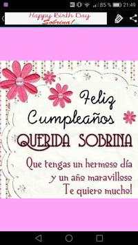 Feliz Cumpleaños Sobrina 19 تصوير الشاشة