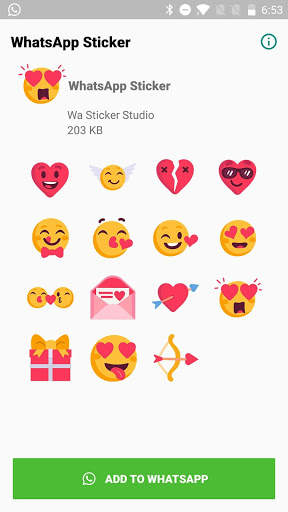 Valentine Love Sticker for WhatsApp -WAStickerApps скриншот 3