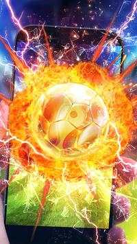 Flame Gold Football Live Wallpaper screenshot 2
