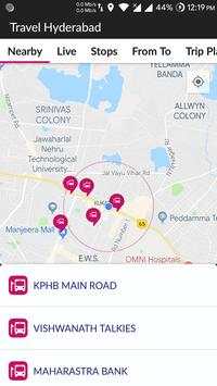 TSRTC - Travel Hyderabad Live City Bus Tracking screenshot 7