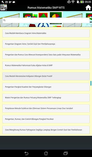 Rumus Mapel Matematika Untuk Tingkat SMP/MTS screenshot 13