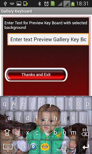 Gallery Keyboard screenshot 1