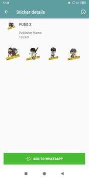 stickers P.U.B.G for WA screenshot 2