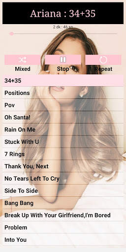 Ariana Grande 2021 Offline [HQ] 45 Songs screenshot 1