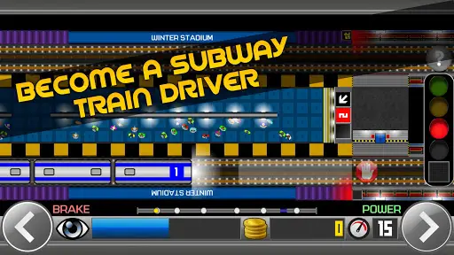 Subway Simulator 2D - city metro train driving sim screenshot 1