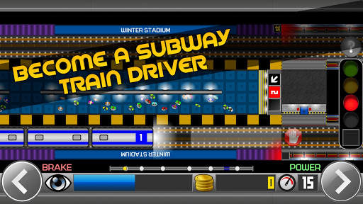 Subway Simulator 2D - city metro train driving sim screenshot 1