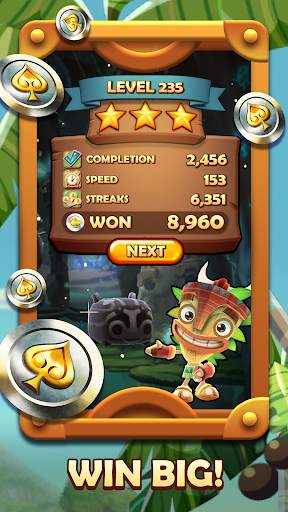Tiki Solitaire TriPeaks screenshot 4