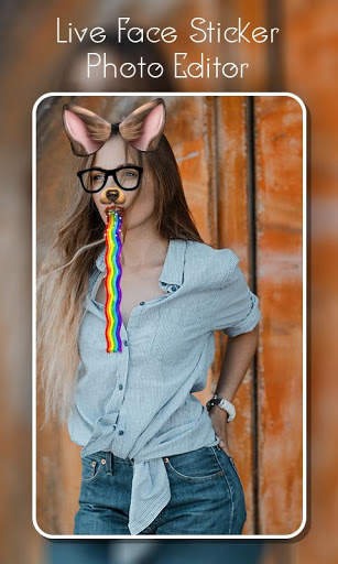 Live Face Camera - Live Face Sticker &Photo Editor screenshot 2
