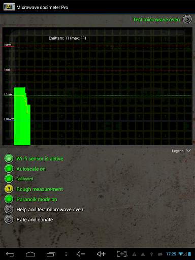Microwave Dosimeter screenshot 5