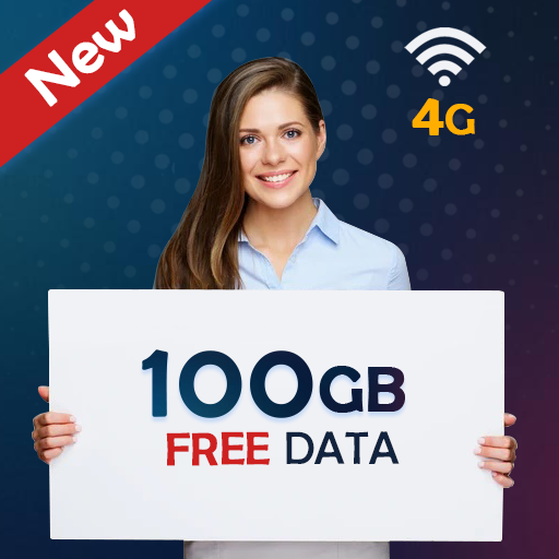 100 GB Free Data Internet icon