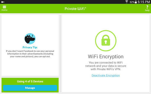 Private WiFi – A Secure VPN screenshot 9