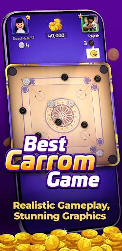 Carrom Gold: Online Board Game screenshot 8