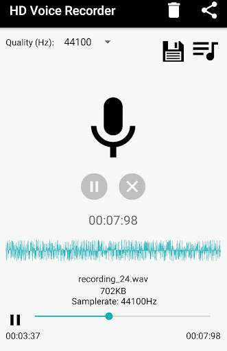 HD Voice Audio Recorder 5 تصوير الشاشة