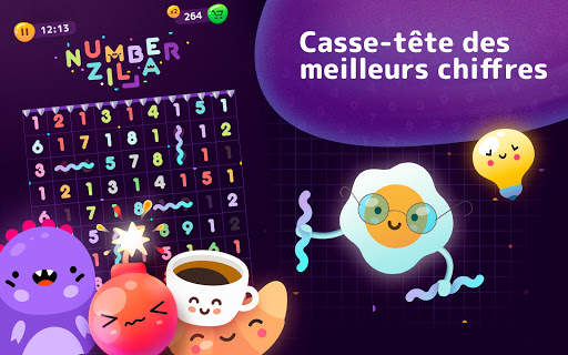 Numberzilla: Jeu de casse-tete screenshot 7
