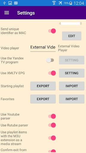 Sunny Light - M3U & XML Player screenshot 4