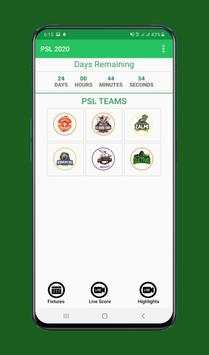 PSL 5 Schedule - Live PSL Scores screenshot 3