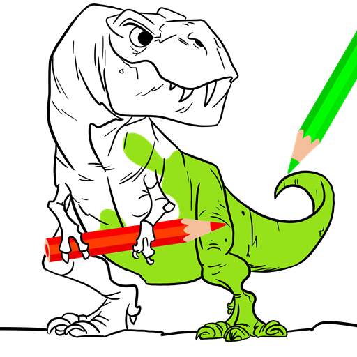 Dinosaur Dino Coloring Book for toddlers ? 1.2.4