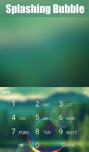 Splashing Bubble Keyboard स्क्रीनशॉट 5