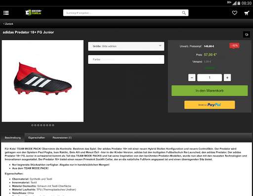 Soccer-Fans-Shop screenshot 6