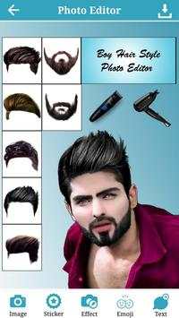 Man Hair Style Photo Editor 4 تصوير الشاشة