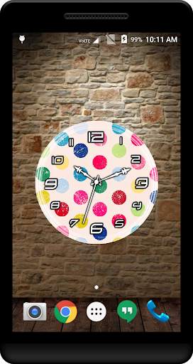 Colorfull Clock Live Wallpaper screenshot 4