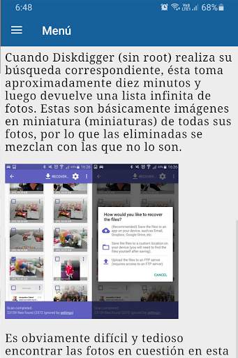 Cómo recuperar fotos y vídeos screenshot 7